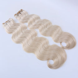 body wave virgin european remy hair extensions machine made weft bundles double drawn human hair