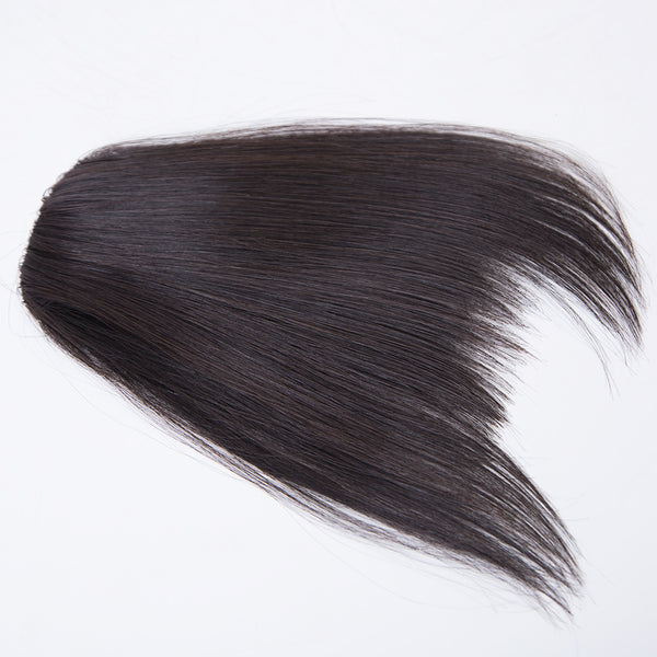 6 inch Natural black color human hair bangs for women