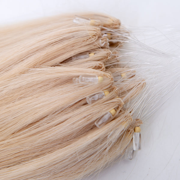 Hot sale Feather hair extension h6 micro ring hair extension long 100 human hair