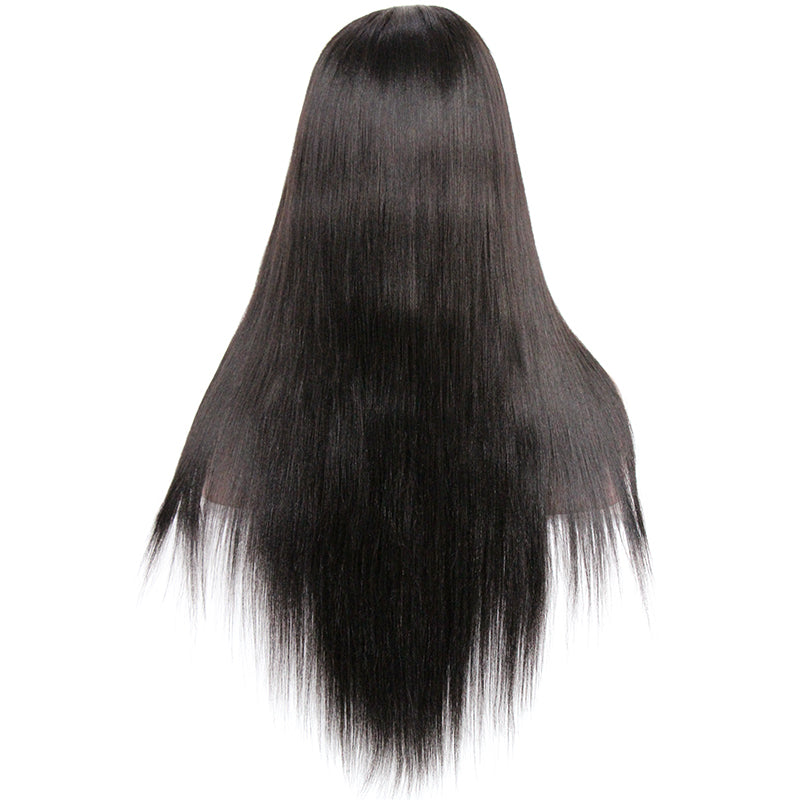 yaki straight 360 lace front wig factory wholesale price brazilian virgin hair human hair wigs bone straight wigs