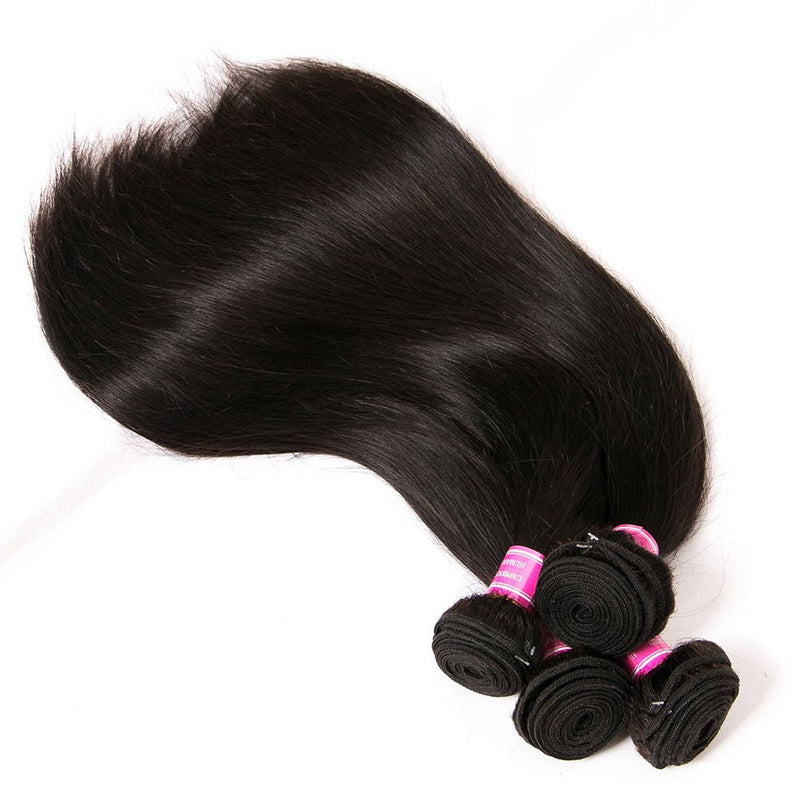 Wholesale Brazilian Hair Straight Bundles 100% Unprocessed Virgin Straight Human Hair Bundles Weave Extensions