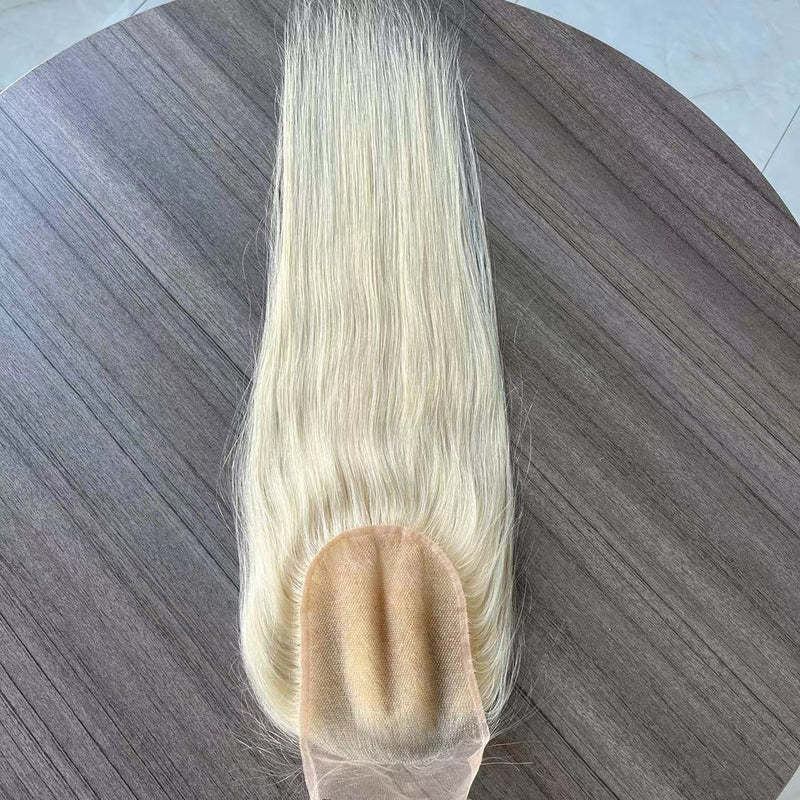 18 inches 5*6 inches HD lace closure blonde 613 color 100% human hair