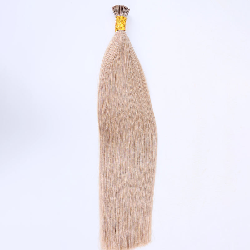 Wholesale factory price 100 human hair i tip hair extension U tip K tip hair extension