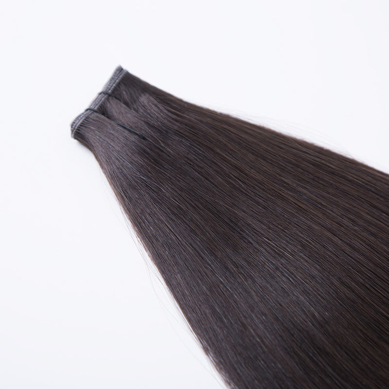 New arrival genius weft #2 color virgin human hair extension