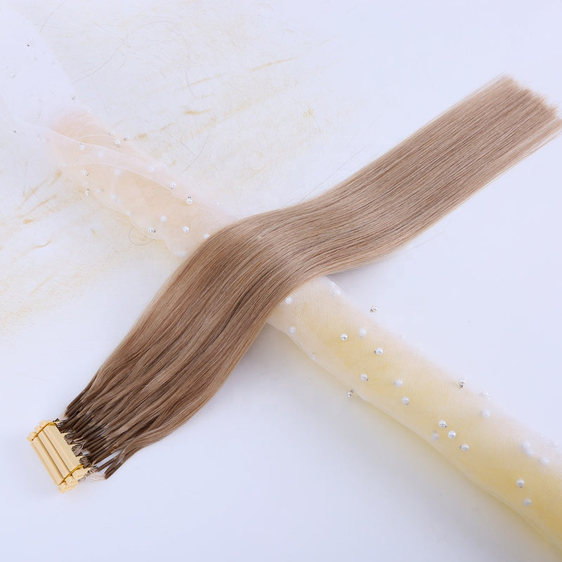 6d hair extension h6 feather hair extension black brown blonde color virgin hair