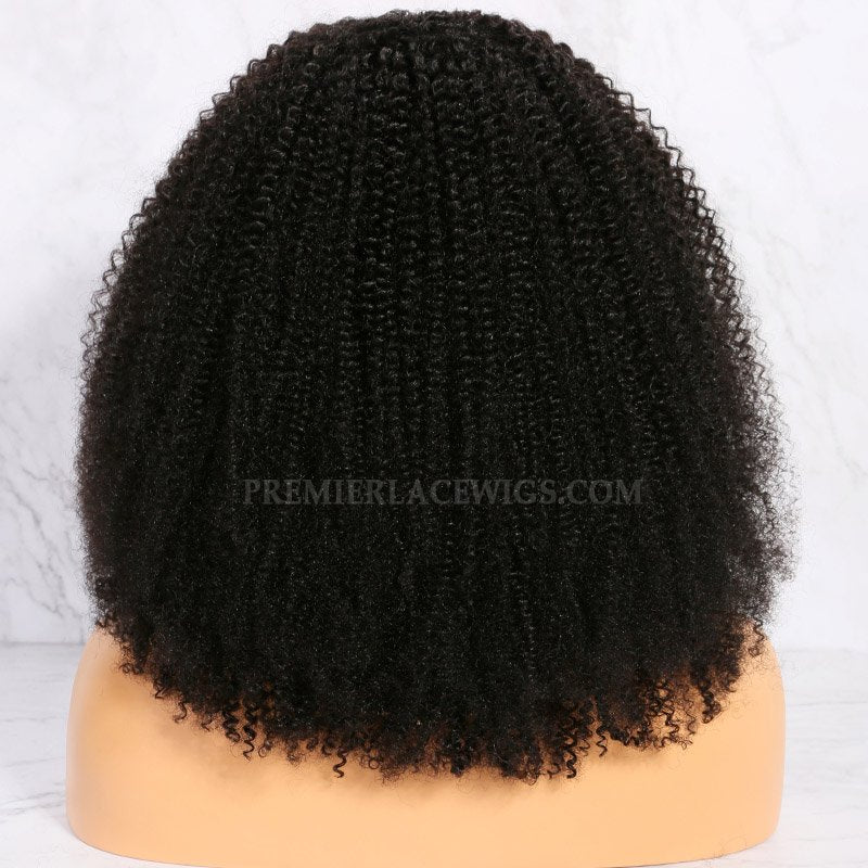 #SUPERSEPTEMBER SALES 30% DISCOUNT OFF Afro Kinky Curly Textured Indian Remy Human Hair U Part Wig