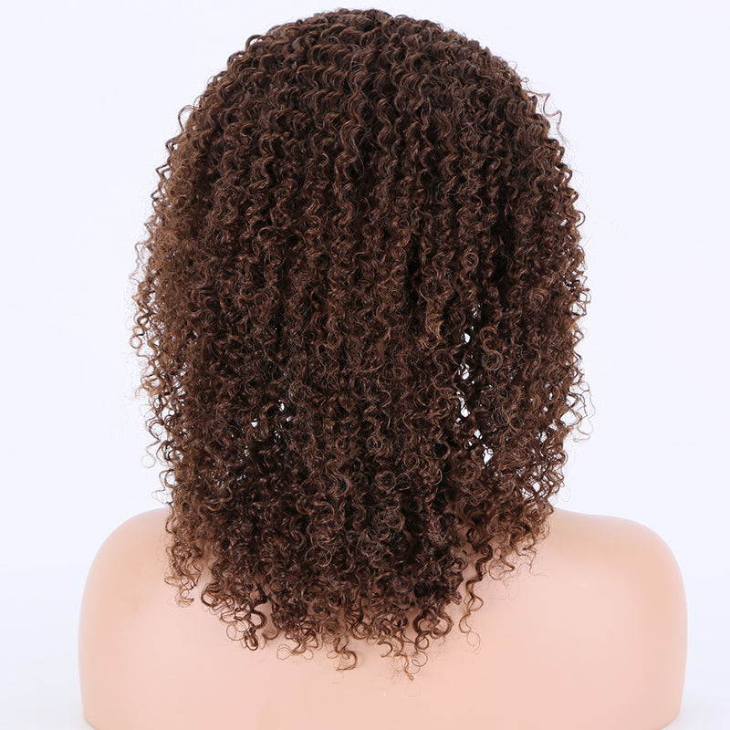 Premier 200% Density Brazilian Afro Kinky Curly Hair Headband Wig For Black Women