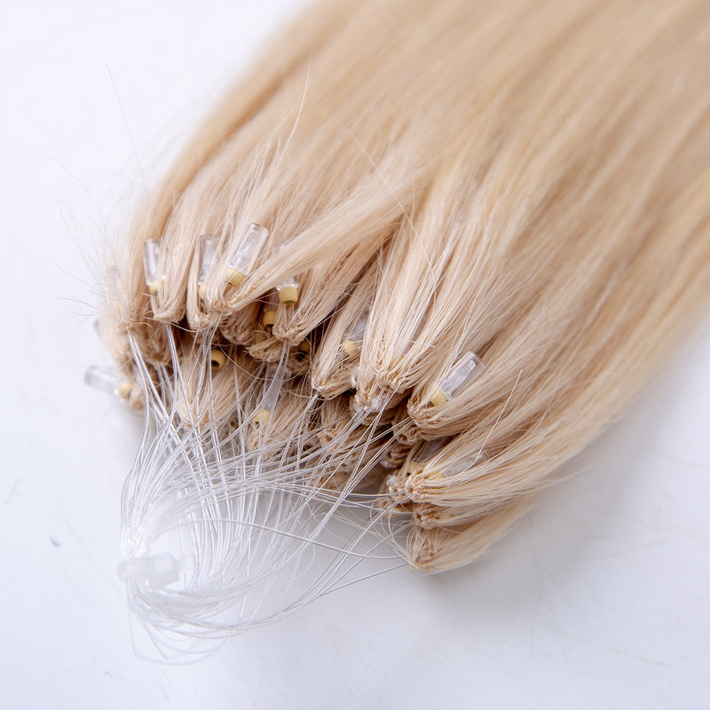 Hot sale Feather hair extension h6 micro ring hair extension long 100 human hair