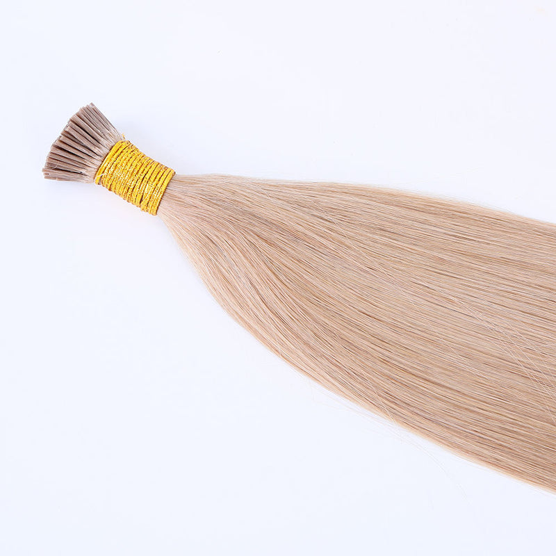 Wholesale factory price 100 human hair i tip hair extension U tip K tip hair extension