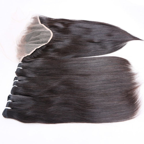 hd lace 13x6 lace frontals silk straight raw virgin cambodian human hair bundles with lace frontals