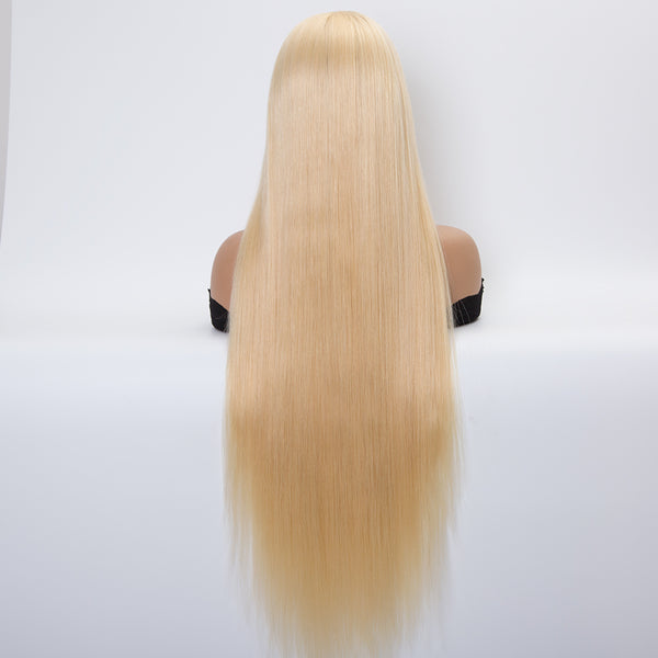 28 inch blonde 613 European virgin human hair HD full lace wigs for women