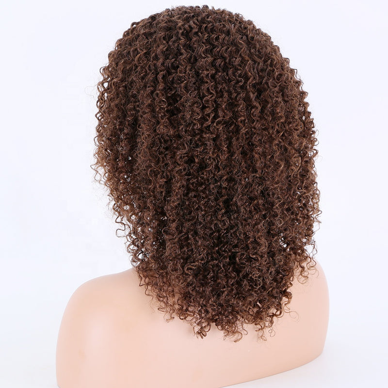 Premier 200% Density Brazilian Afro Kinky Curly Hair Headband Wig For Black Women