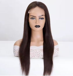 virgin hair silk base wig natural brown color european human hair medical wigs