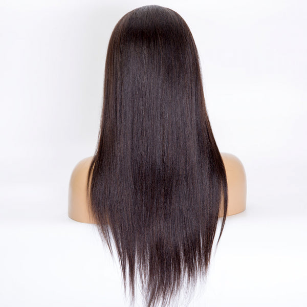 Human remy hair transparent full lace wigs