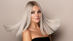 Single knots double drawn grade white blonde HD lace top European virgin human hair wig for women