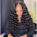 "Real Scalp" Silk Top Full Lace Wigs 100% Hand-Tied, Indian Remy Human Hair Loose Curl